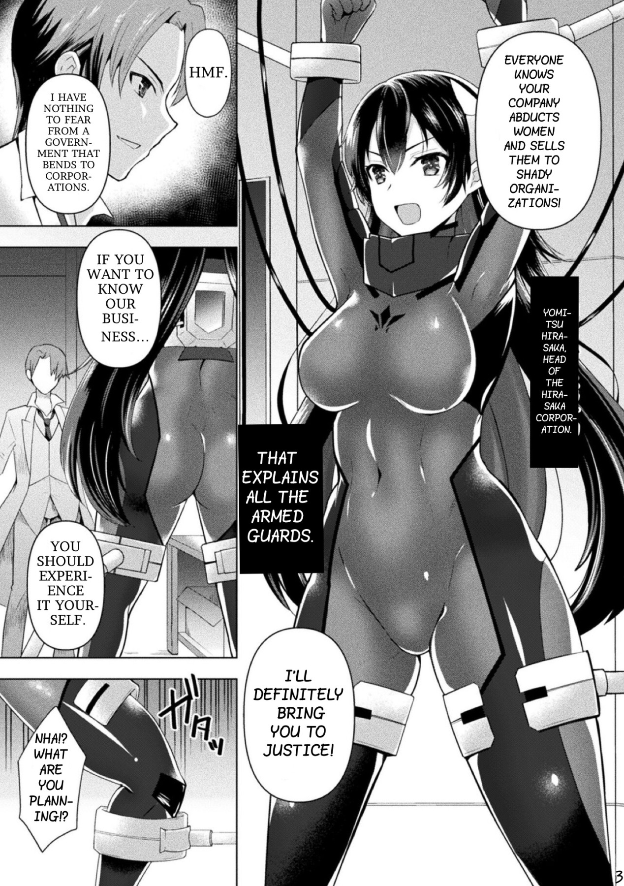 Hentai Manga Comic-Inspector Mizuki 2.0: The Bitch Who Fell To Modification Training-Read-3